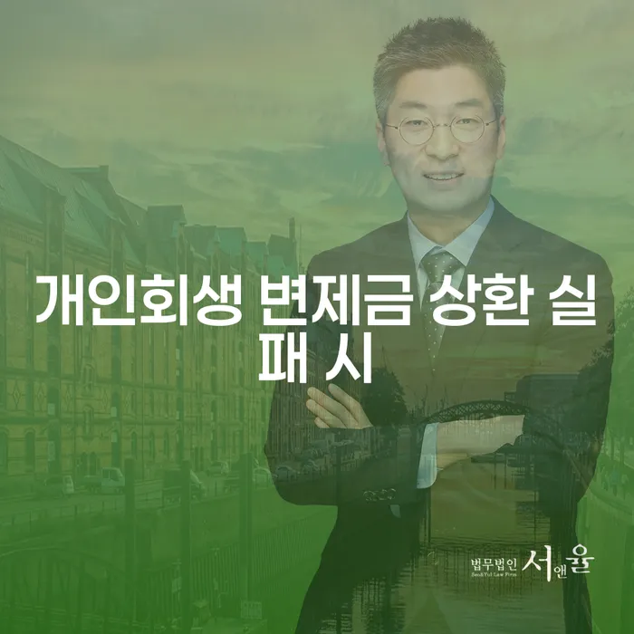 개인회생 변제금 상환 실패 시 어떻게 해야 할까요?