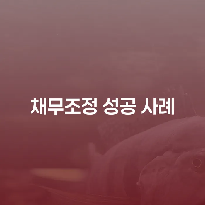 채무조정 성공 사례를 통해 본 빚 문제 해결의 길
